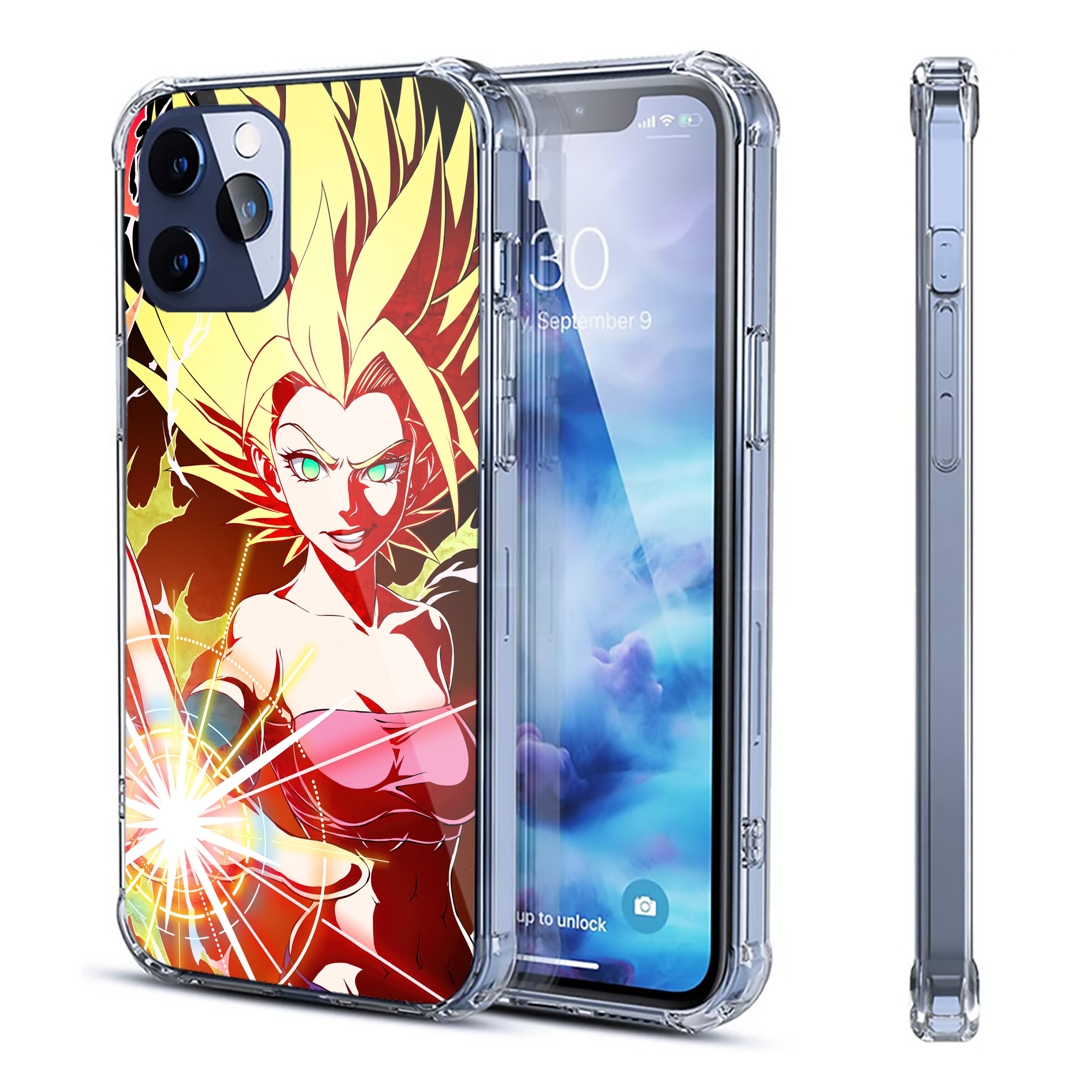 （画像用） ドラゴンボール DRAGON BALL 【iPhone 12シリーズ対応】透明スマホケース（クリアソフトケース）